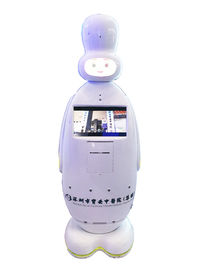 Οθόνη αφής περίπτερων πληροφοριών ρομπότ Baymax αρρενωπά 6,0 με την τηλεοπτική λειτουργία συνομιλίας